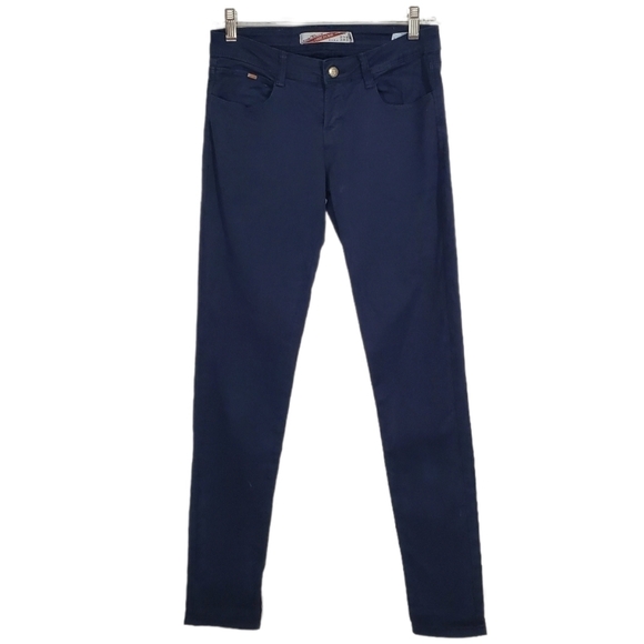 Zara TRF Core Denim Navy Blue Skinny Jeans - Picture 1 of 8